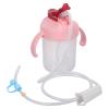 POPETPOP Cup Experience and Drinking Soup Comfortable for Water for 300ml Nursing Straw with Spill Proof Lid and Easy to Hold Silicone Handle, Elderly Bedridden Patients view 1