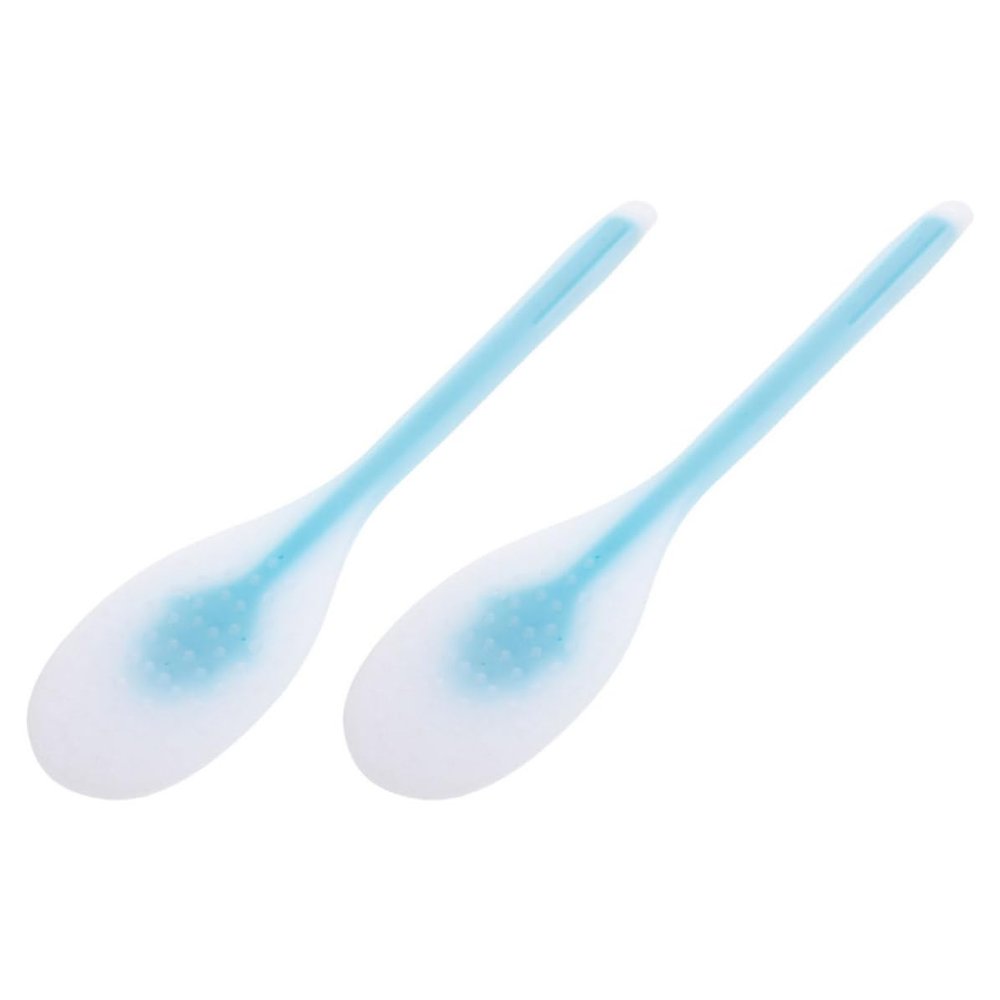 PartyKindom 2pcs Blue Back Lotion Applicator with Long Handle for Easy Cream and Medicine Application, TPE Material, Gentle Touch, Versatile Use for Elderly, and Daily Skin Care