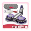 Electric Mop Head Compatible with Dyson V7 V8 V10 V11 V15 Detachable Water Tank, 6 Washable Microfiber Pads, Deep Floor Cleaning Tool view 2