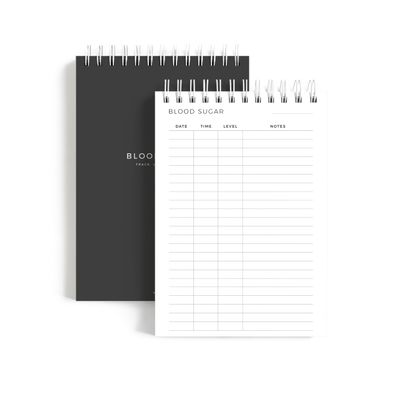 Blood Sugar Tracker Notepad, Daily Blood Glucose Record Log