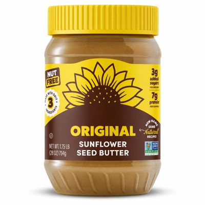 Original Sunflower Seed Butter, 16 oz, Smooth Nut-Free Spread, Rich Roasted Flavor, Vegan & Kosher