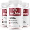(3 Pack) HemoPrime Capsules - Official Hemo Prime Pills Advanced Premium Support for Maximum Strength with All Natural Ingredients Vitamins for Overall Health & Wellness, 180 Capsules for 3 Months view 1