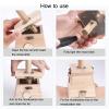 moxibustion Box, Solid Wood Massager, with Moxa Stick Portable Household Whole Body Universal Ai Zhu Remove(3 Holes,Bamboo) view 2