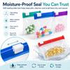 Self Sealing Zipper Medicine Bags, 2026 Upgraded Reusable Zipper Pill Pouches for Medicine, Vitamins and Small Items, Water-Resistant Mini Pill Bags for Daily Use (21PCS) view 3