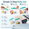 Self Sealing Zipper Medicine Bags, 2026 Upgraded Reusable Zipper Pill Pouches for Medicine, Vitamins and Small Items, Water-Resistant Mini Pill Bags for Daily Use (21PCS) view 4