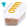 10Pcs Cereal Moisture Proof Sealed Bag, 2026 New Airtight Grain Storage Bags with Handle, Reusable Large Stand Up Food Storage Pouches (1.5L -10Pcs) view 1