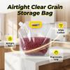 10Pcs Cereal Moisture Proof Sealed Bag, 2026 New Airtight Grain Storage Bags with Handle, Reusable Large Stand Up Food Storage Pouches (1.5L -10Pcs) view 2