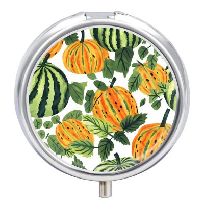 Watermelons Pill Organizer Travel Size for Purse