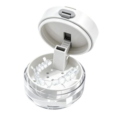 Retainers Case Leakproof Cleaning Cup with Removable Basket