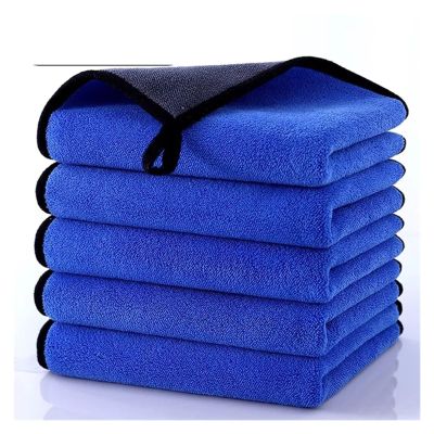 Microfiber Car Towel 1/5PCS, Soft Quick Dry 500GSM Window Mirror Wipe(30x30cm,5PCS)