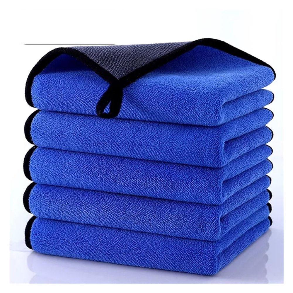 Microfiber Car Towel 1/5PCS, Soft Quick Dry 500GSM Window Mirror Wipe(30x30cm,5PCS)