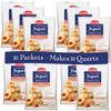 EasiYo Greek Style Peach Yogurt Base (10-pack, 70 Servings) with Live Cultures | Easy & Fresh Homemade Yogurt | Use with EasiYo Maker | New Zealand Milk from Grass Fed Cows view 1