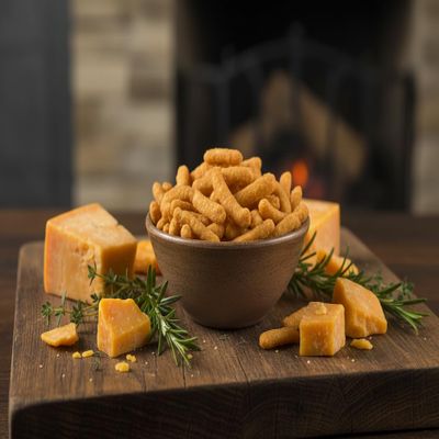 YANKEETRADERS Cheddar Sesame Sticks Bulk Snack, 3 Pound