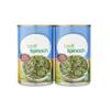 Canned Leaf Spinach, 13.5 oz Can Whole Spinach, Shelf-Stable Vegetable for Cooking- 2 pack view 1
