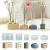 Sturdy Silicone Flower Vase Supports Various Tube Sizes for Creative Interior Designs Vase Base view 2