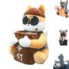 Cute Plush 2 in 1 Car Tissue Box and Trash Can,Soft Bear Doggie Tissue Holder and Trashs Can,Multifunctional Animal Paper Box,Multifunctional Car Armrest TissueCase for Automobile Home Decor view 1