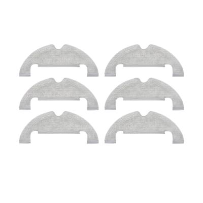 Mop ClothCompatible For XiaomiRobot Vacuum X10Compatible For DreameZ10 Pro Wipes Rags Vacuum Cleaner Spare Parts(6pcs)