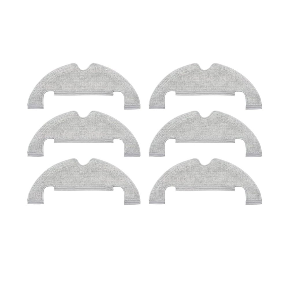 Mop ClothCompatible For XiaomiRobot Vacuum X10Compatible For DreameZ10 Pro Wipes Rags Vacuum Cleaner Spare Parts(6pcs)
