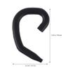 JOINPAYA 20pcs Silicone Mask Earhooks Ear Protective Mask Hangers for Keep in Place and Prevent Ear Comfortable Black Hooks for Hanging Accessories view 2