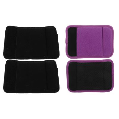 HEMOTON 2 Pairs Ergonomic Crutch Hand Grips Non-slip Soft Polyester Walker Handle Cushions Comfortable Replacement Covers for Poles and Wheelchairs Suitable for Daily Activities
