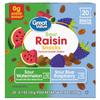 Great Value Sour Raisin Snacks Watermelon & Blue Raspberry 20ct view 1