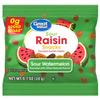 Great Value Sour Raisin Snacks Watermelon & Blue Raspberry 20ct view 2