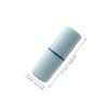 KHBUAB Portable Toothbrush Travel Case with Double-layer Structure and Upper and Lower Compartments, Wear-resistant Plastic Toothbrush Holder for Daily Use and Bathroom, Small Travel view 2
