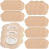 Winsyison 50pcs Disposable Castor Oil Packs, Flower Style, Skin Color view 1