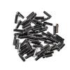 ianufu 400PCS Head Aglets DIY Shoelaces Repair Shoe Lace Tips Replacement End Shoes Rope Cip Tail Clamp Bullet view 1