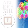 Baluue White Paper Balloon Box with Window for Party Decoration, Easy to Assemble and Dissemble, for Wedding, Engagement, and Event Background Displays view 3