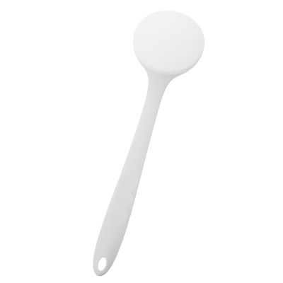 ORFOFE Back Lotion Applicator Wand for Even Cream Spreading in Skincare and Beauty Routines for Men and Women with Long Handle and Wide Brush Design, Reusable Plastic Applicator White
