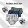 WYQYFJYFA 3 Pack Post Surgery Adaptive Underwear, Reusable Stick-on Briefs for Men,Sides Open with Hook and Loop,Washable (Green/Blue/Gray XL) view 4