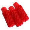GALPADA Wine Glasses Disposable Drinkware Plastic 50pcs for Weddings and Celebrations Red Elegant Traditional Chinese Design, Sturdy and Convenient for Parties view 1