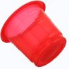 GALPADA Wine Glasses Disposable Drinkware Plastic 50pcs for Weddings and Celebrations Red Elegant Traditional Chinese Design, Sturdy and Convenient for Parties view 3