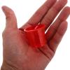 GALPADA Wine Glasses Disposable Drinkware Plastic 50pcs for Weddings and Celebrations Red Elegant Traditional Chinese Design, Sturdy and Convenient for Parties view 4