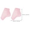 LALAFINA 1 Pair Height Increasing Socks Insoles for Men and Women, Unisex Invisible Heel Inserts with Stable Support, Made of Polyester Cotton and Sebs, for Daily Use view 2