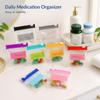 Self-Sealing Zipper Pill Bags with Slide Lock for Storage,Reusable Pill Plastic Bags for Travel,Portable Waterproof Pills Pouch Organizer Set for Small Items Daily Use Home Office Travel (7 Pcs) view 2
