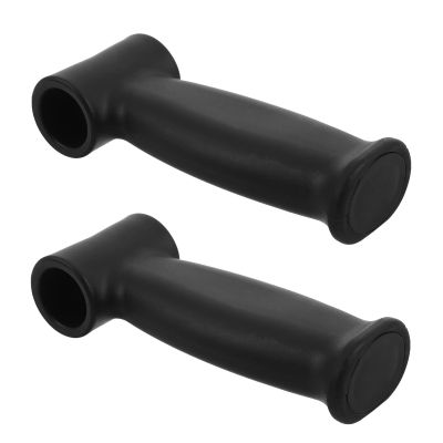 FELTECHELECTR 1 Pair Ergonomic Cane Handle Grip for Crutch and Walking Cane, Moisture Proof Plastic Material, Maximum Stability Grip, Suitable for Elderly Daily Walking and Postsurgery