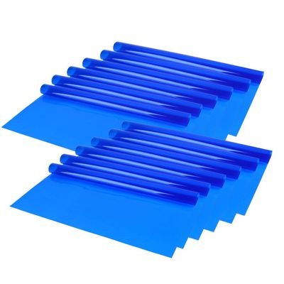 GANAZONO Cellophane Flower Wrapping Paper Floral Bouquet Packaging Paper Blue Waterproof 20 Pieces for Flowers for Table Coverings and Artistic Inspirations