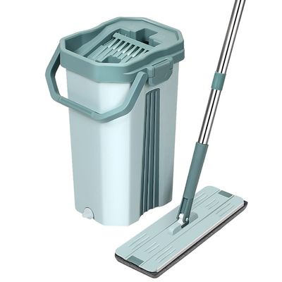 Hand Free Household Large Mop Dry and Wet Dual-Purpose with Bucket