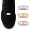 ICEDIAMOND Iced Out Sneaker Jewelry Shoelace Charms 2PCS, Pure Form-Gold view 1