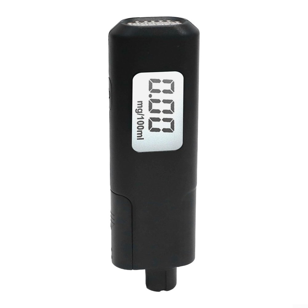 Professional Breath Analyzer Tool with Safety Alarm - Quick 10s Response for Sobriety Check - 0.000-0.199% BAC Range