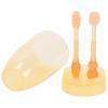 RiToEasysports Toddler Silicone Toothbrush, Soft Toothbrush for Babies 0-3 Years, Cute Cartoon Design Baby for Gum Care and Tongue Cleaning view 3