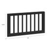 Toddler Bed Conversion Kit in Archival Black | Greenguard Gold Certified view 2
