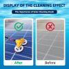 ZNZHNSI 24FT Adjustable Solar Panel Cleaning Brush Dual-Head Water-Fed Pole Kit with AC Power Converter for Efficient Roof & Ground Mount PV Module Washing view 4