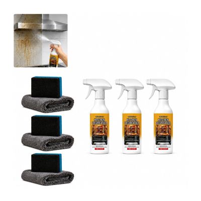 Kitchen Degreaser Spray, 300ml Grill Cleaner For Oven Hood Stovetop