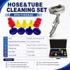 Gaoyongyong Pneumatic Hydraulic Hose Cleaning Launcher Kit, Durable Nozzles & Sponge Cleaners + Case, Easy Tight Spot Access, Maintenance Tool for Rigid/Flexible Hoses 0.25-2" view 3
