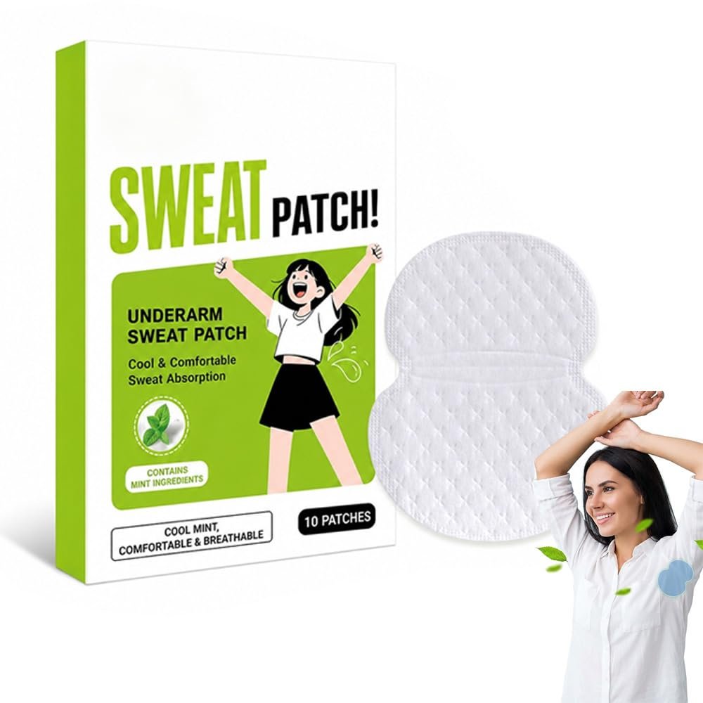 Underarm Sweat Pads for Women and Men (10 PCS)