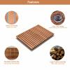 20 24 26 28 30 32 34 36 38 40 42 46 48 in Teak Shower Mat for Inside Shower view 2