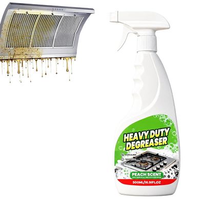 Eadwe 2026 New Heavy Duty Degreaser Spray 500ML, Powerful All-Purpose Kitchen Cleaner, Fast-Acting Grease & Grime Remover for Oven, Stove Top, Microwave, Range Hood, Sink & Countertops (1)